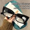 Модные маленькие квадратные очки для чтения с леопардовой оправой, прозрачные линзы, очки для пресбиопии, блокирующие синий свет, защитные очки для глаз