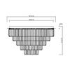 Milano Ceiling Lamp Ø 75Cm 12Xe14