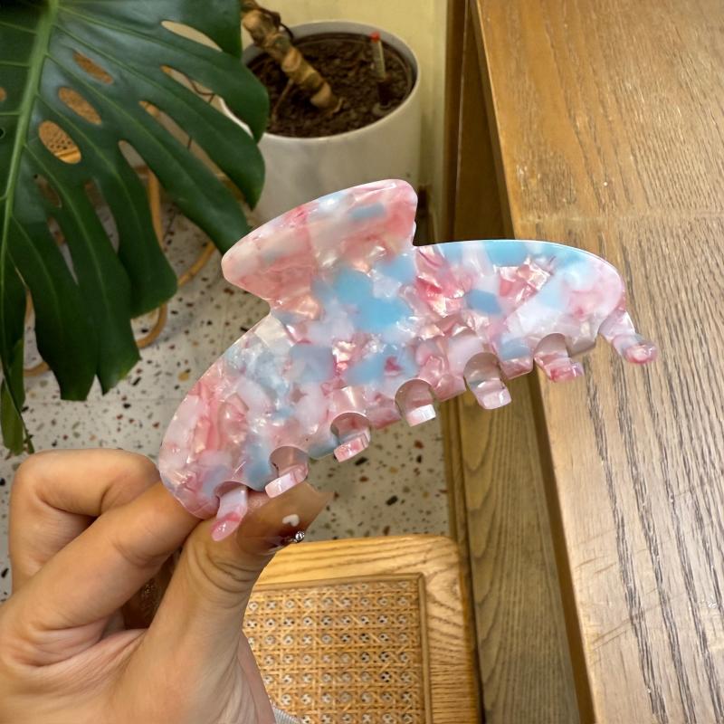 Acetate Hair Claw Clip 10.5cm Minimalist Geometric Pattern Updo Holder Sweet Cool Style Hair Grip Accessory for Women Unisex