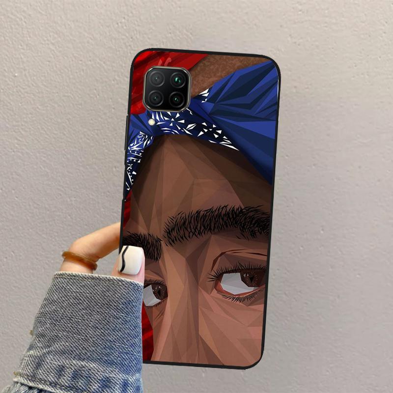 Чехол для телефона Huawei Nova 3i 7i 8i 11i 12i 9 10 SE Y73 Y90 Y70 Y72 Y61 Y91 P30 P40 Lite P60 Pro с изображением рэпера T-Tupac Shakur