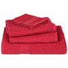 VidaXL Towels 4 Pcs Red 100x200 Cm 360 G/m² 100% Cotton, Beach Towel, Guest Towel, Large Towel of 136939