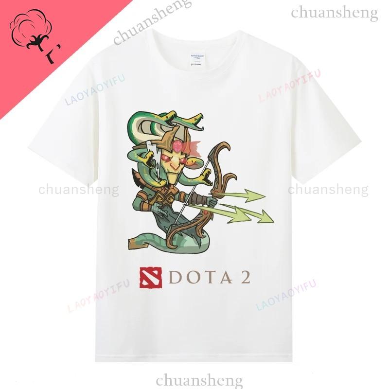 Игровая футболка Dota2 Футболка с принтом героя игры Топ Shadow Fiend Pudge Axe Slardar Sven Wraith King Cent Phoenix Унисекс Одежда