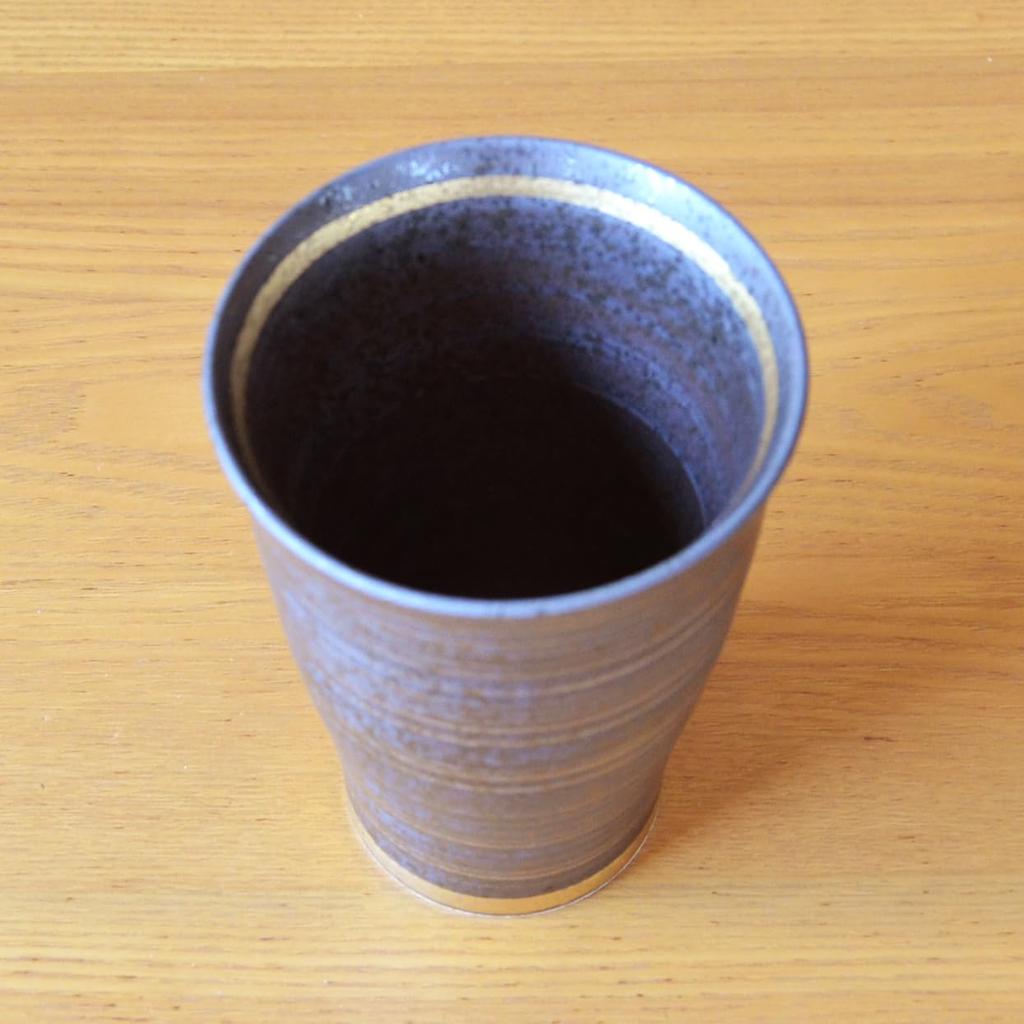 Retirement Gift Beer Glass Double Walled Hollow Retirement Gift with Gratitude Arita Ware Fujin Kinsai Gold Keepo Beer Cup Comes In a Gratitude Wooden