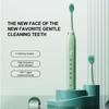 Ультразвуковая электрическая зубная щетка с 6 сменными головками, 5-ступенчатая вибрационная водонепроницаемая отбеливающая зубная щетка для взрослых