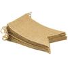 4.3M Length Jute Hessian Flag Garland Triangular Shape Triangular Bunting Garland  Birthday Party