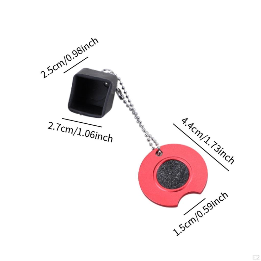 Billiard Chalk Storage Holder with Cue Shaper Billiards Care Tools Wearproof Clip for Pool