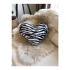 Zebra Heart Pillow