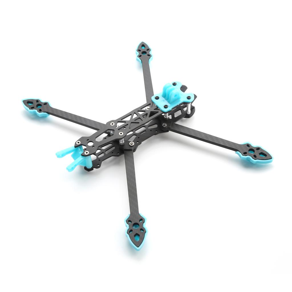 Рама квадрокоптера Mark4 8 дюймов 375 мм с 5-миллиметровой стрелой, 3K Carbon Fiber 8'' FPV Freestyle, пульт дистанционного управления
