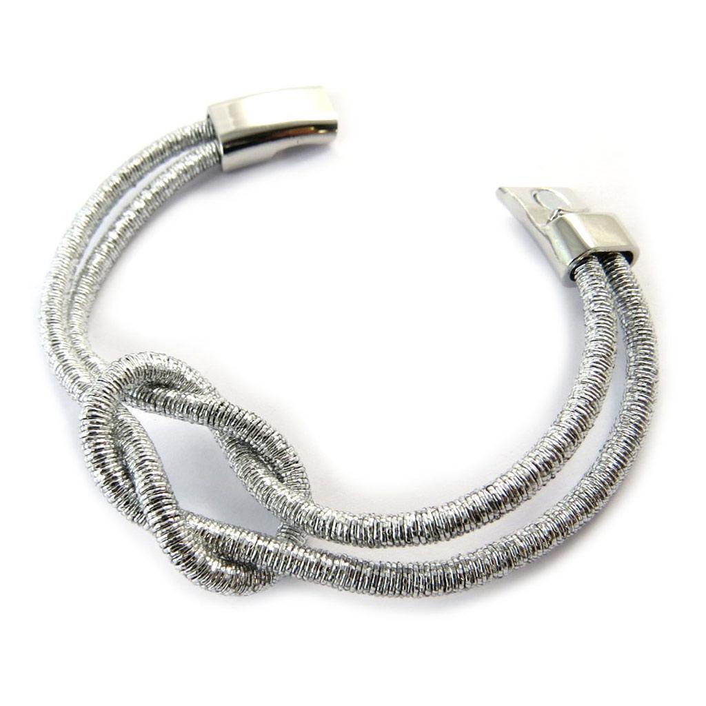 Les Trésors De Lily [N6347] - Серебряный дизайнерский браслет «Скарлетт» (морской узел)