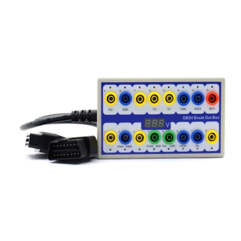 Автомобильный детектор протоколов OBD2, тестовая коробка для диагностики OBD CAN