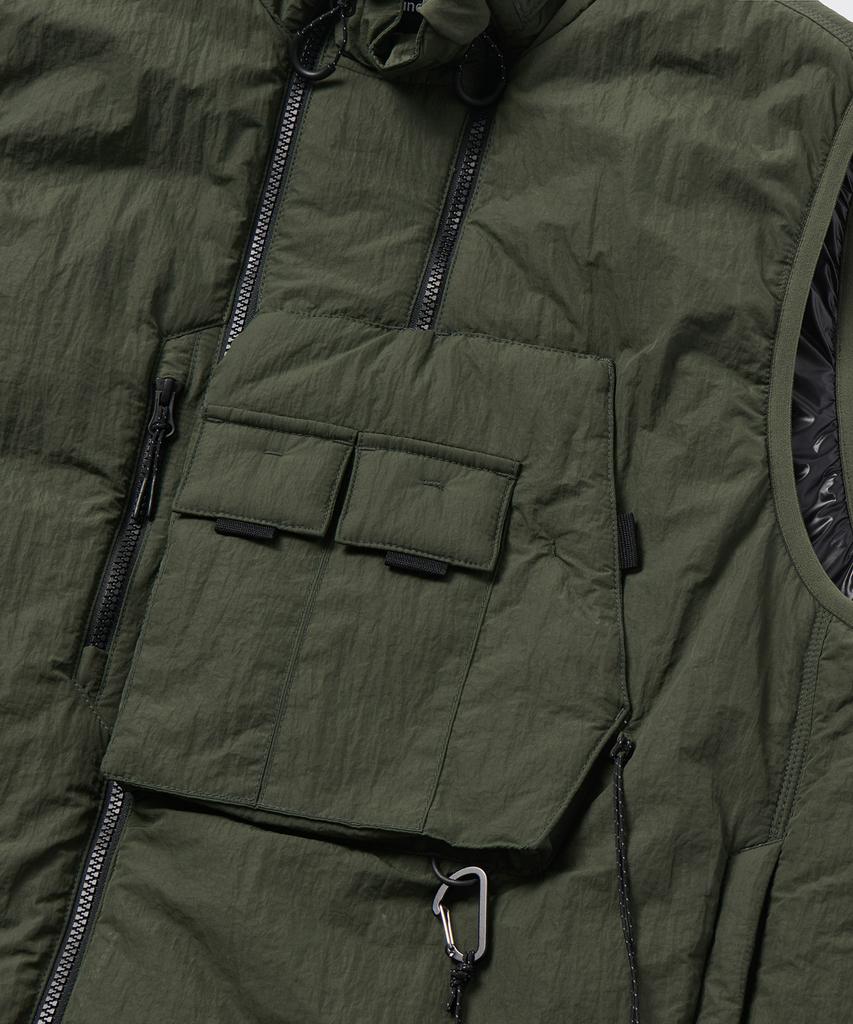 Musinsa Standard [City Leisure] Utility Padded Vest [Khaki]
