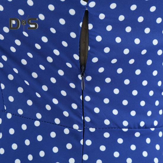 Женское платье миди с бретелью через шею, шнуровкой, облегающим, с высокой талией, бантом, без рукавов, А-силуэта, свободным подолом, принтом в горошек, в стиле ретро 50-х 60-х годов, женское платье для выпускного вечера с открытой спиной