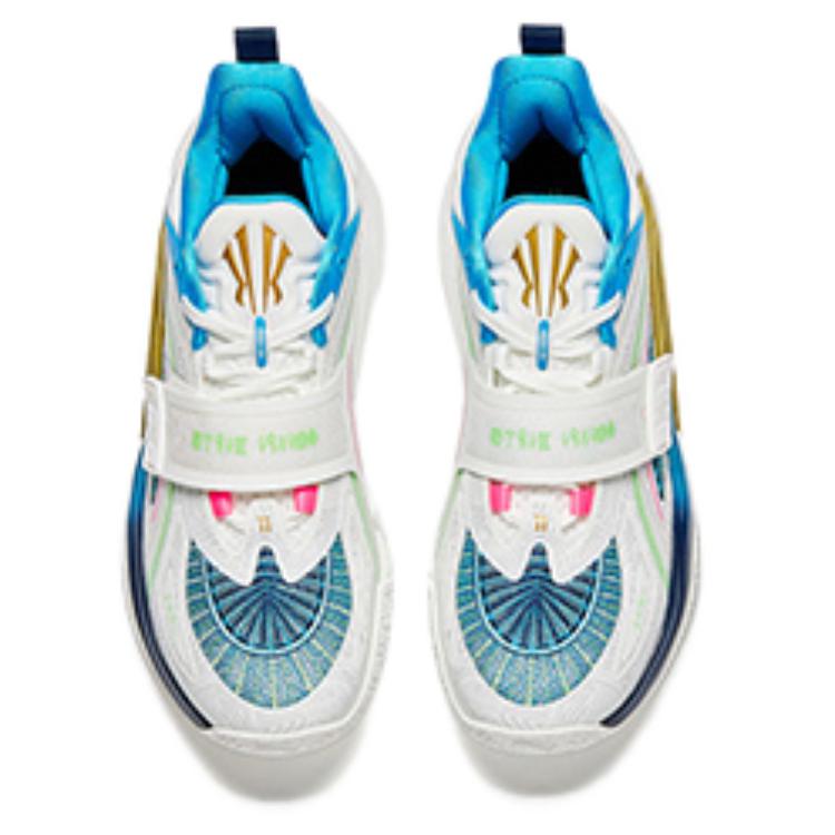 Anta K1 Basketball Shoes Comfortable Shock Absorption Wear Resistant Non Slip Low Top Men Sneaker White Blue 112611110SF-1