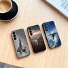 Чехол для телефона Истребитель Для Samsung Galaxy A73,A72,A71,A70,A53,A52,A51,Мягкий силиконовый черный чехол