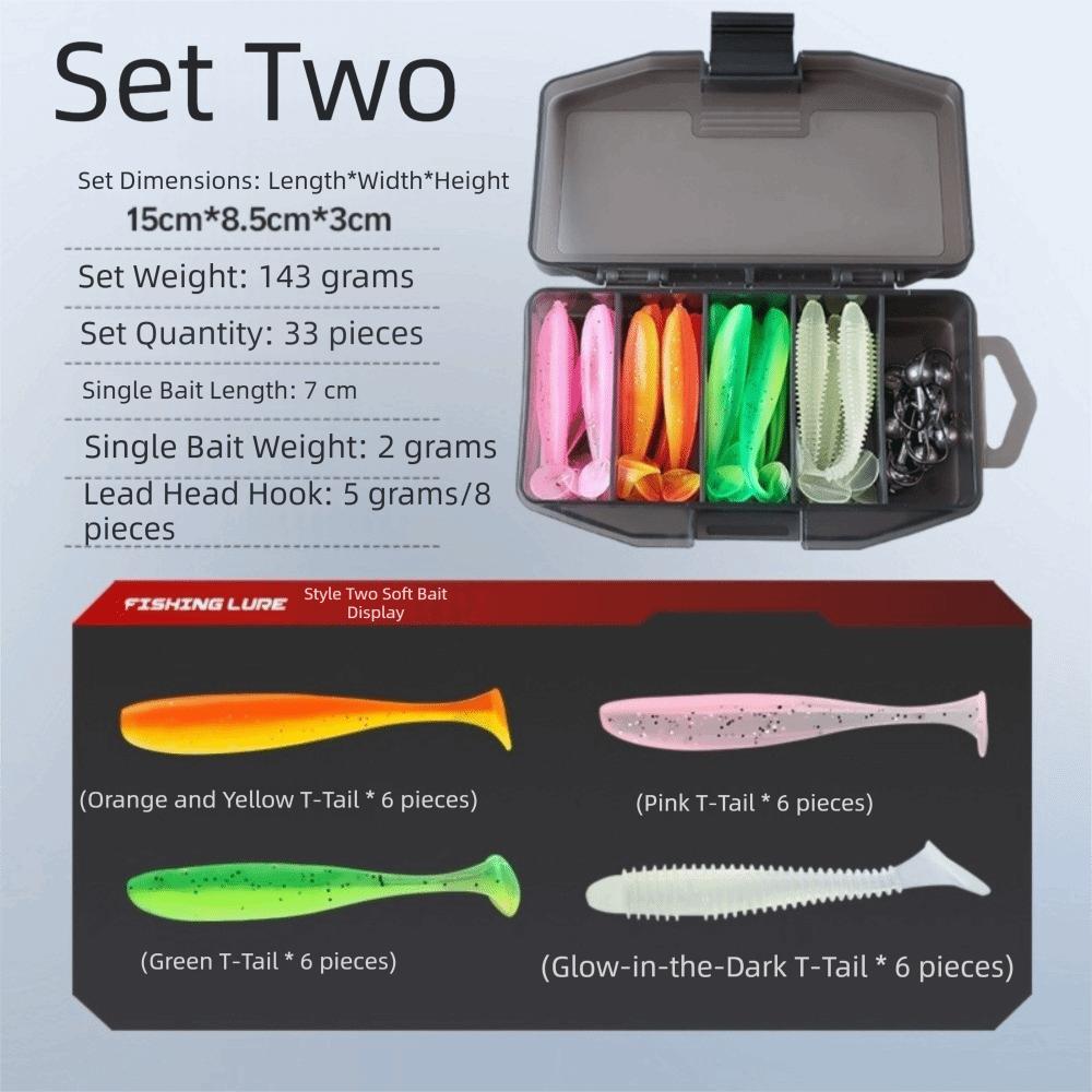 Metal Jig Head Soft Fishing Lures Soft Silicone Silicone Bait Fishing Bait Bass Fishing