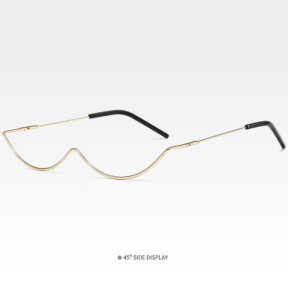 Rhinestone Fake Glasses Rhinestone Eyeglasses Frames Half Frame Glasses  Sunglasses Frames