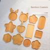 1 шт. Фигурные бамбуковые подставки Натуральные деревянные противоскользящие изоляционные подкладки для чашек Многоразовые высокотемпературные коврики для кружек Защита стола Посуда для напитков