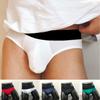 Men Briefs Wide Waistband Low-rise Triangle Cut Panties Breathable 3D Cutting Quick-Drying Seamless