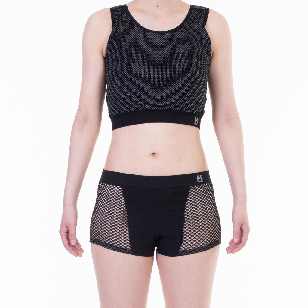 Millet Drynamic Mesh Size Походное нижнее белье Женский бюстгальтер, MIV02104, Черный-Noir (Новый логотип), М,