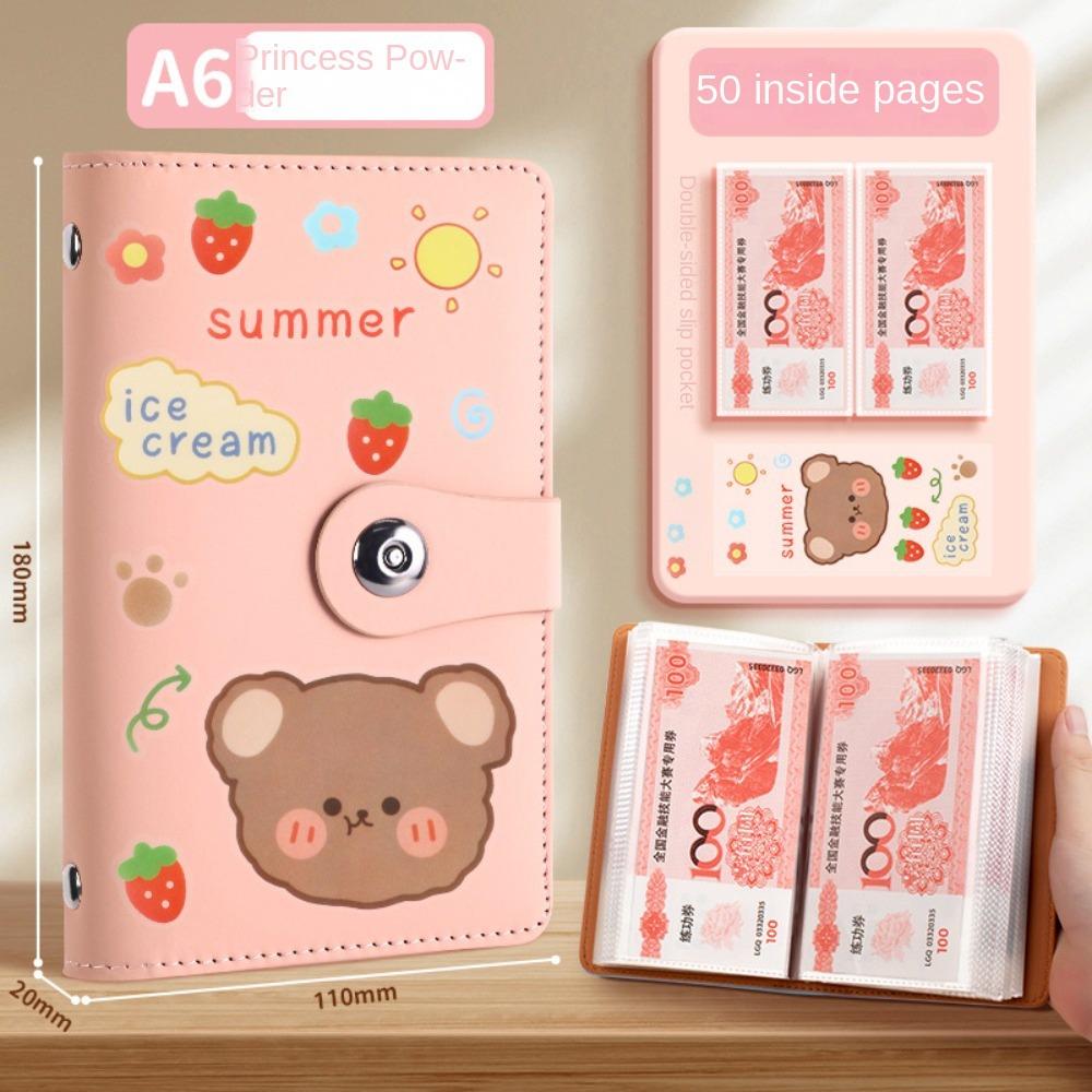 Экономьте деньги 100 конвертов Экономия денег Челлендж PU Экономия Челлендж Книга Дети