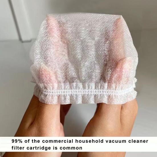 100 шт., сменный вакуумный сетчатый фильтр, нетканый эластичный сетчатый чехол с крышкой, одноразовый, простая установка