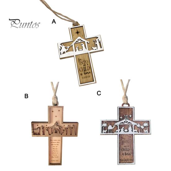 Христианские рождественские украшения Деревянная рождественская елка Религиозные украшения Верные библейские стихи Украшения Христианские подарки