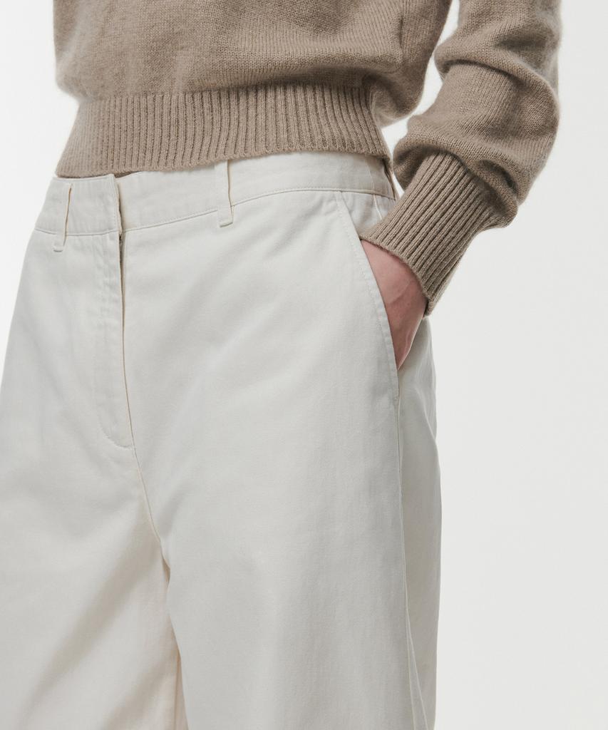 MUSINSA STANDARD WOMAN Женские широкие брюки чинос [Кремовый]