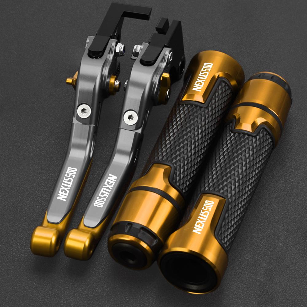 Мотоциклетные алюминиевые регулируемые рычаги тормоза сцепления с ЧПУ, ручки руля, ручки для GILERA Nexus500 NEXUS500 2007 Nexus