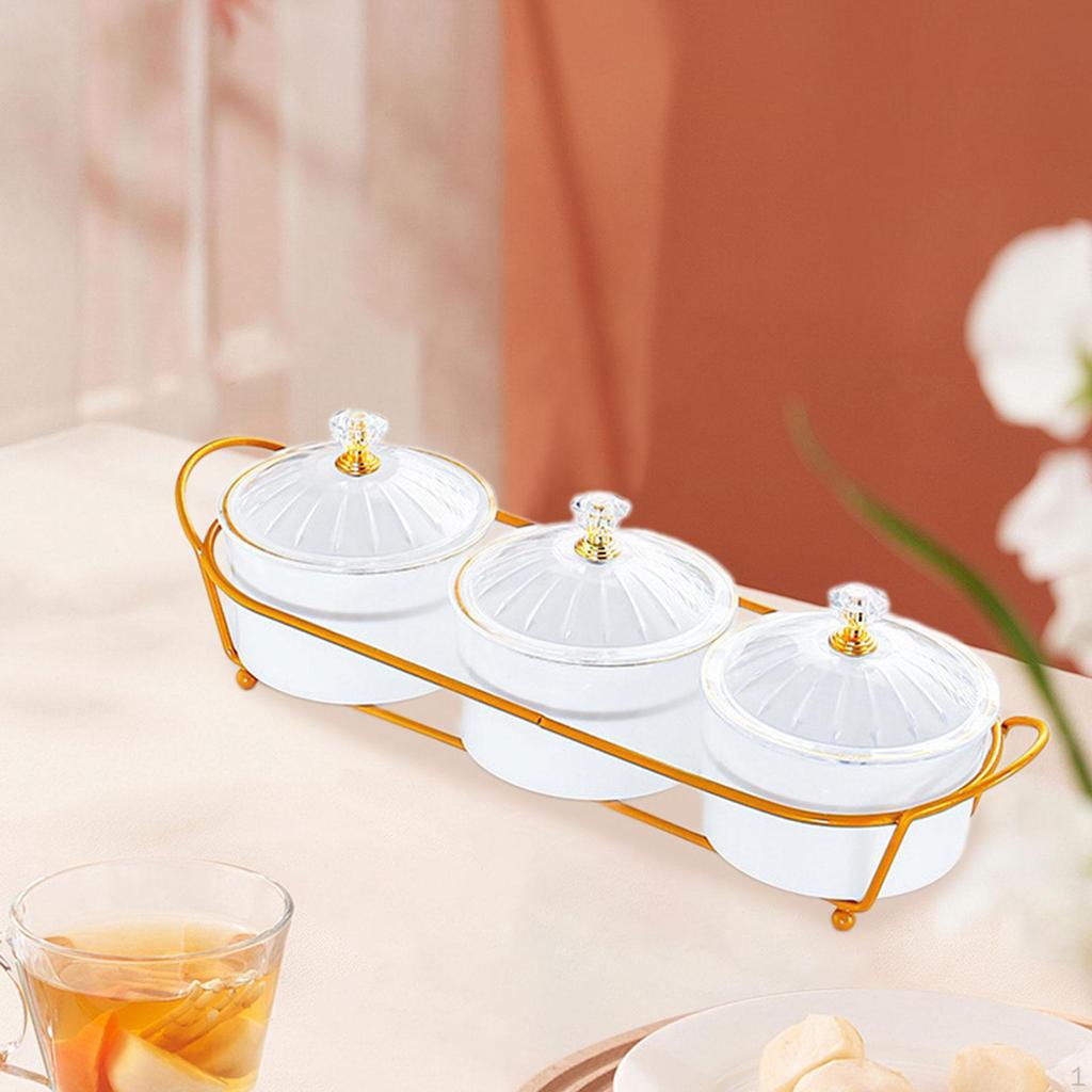 Appetizer Food Display Dish Platter Divided Serving Dishes Plate for Dried Fruit Home