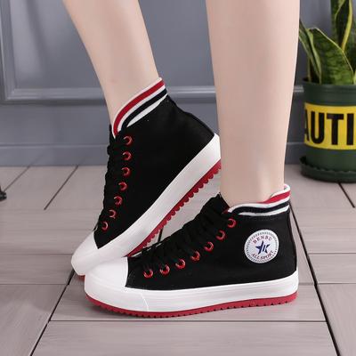 Женские парусиновые туфли Уличная мода Повседневная обувь для ходьбы Дизайнерские парусиновые кроссовки