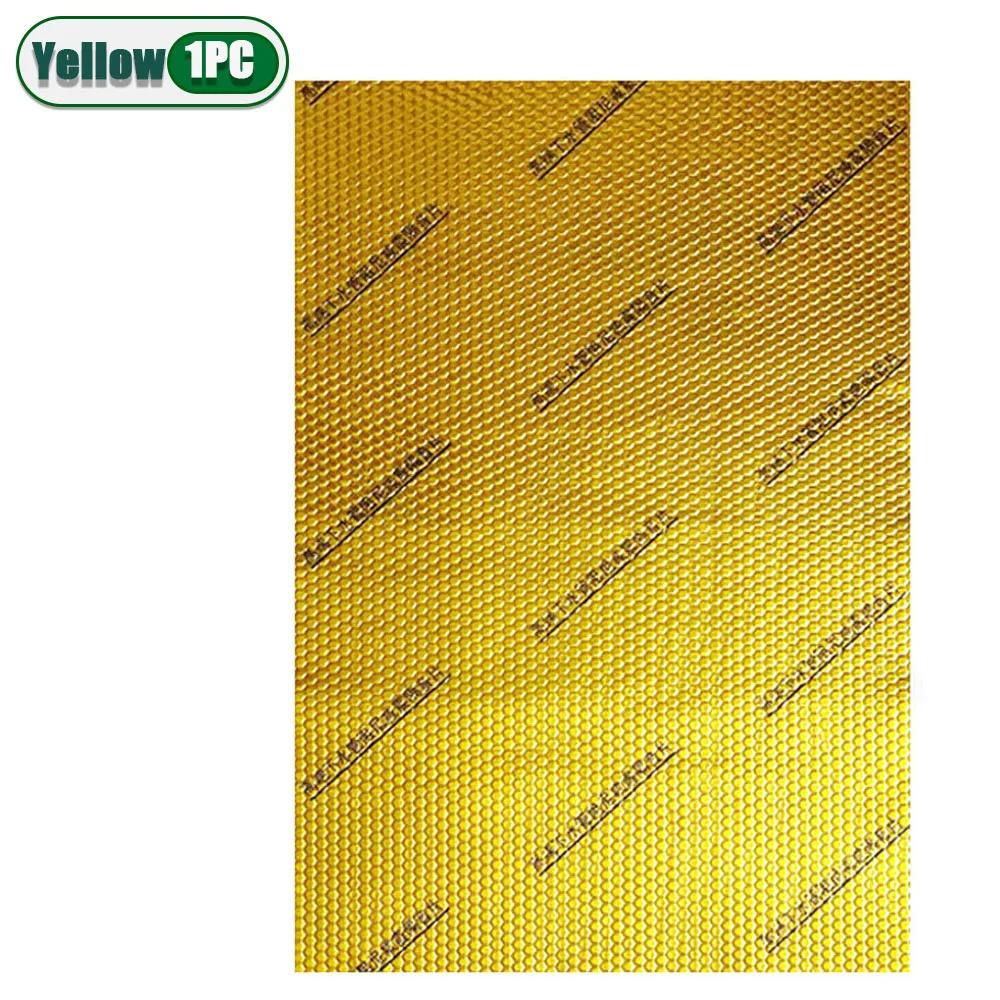 1-3PCS 500*800mm 2mm Car Sound Mat Proofing Deadener Heat Noise Insulation Deadening Mat Hood Closed Cell Foam Accessories