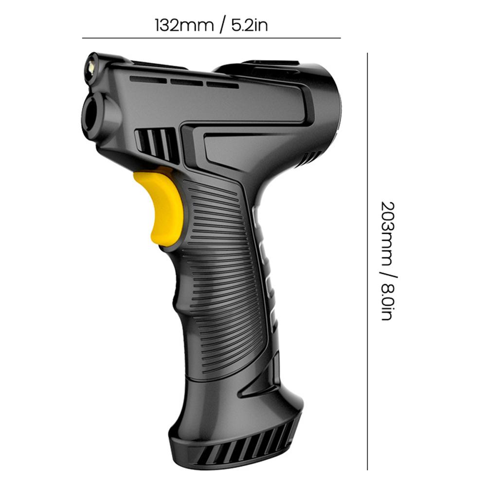 120W Wireless Car Air Compressor USB Rechargeable  Tire Inflator Digital Display Inflatable Pump and 4PCS Tire Gage Alert Sensor Indicator Valve Caps