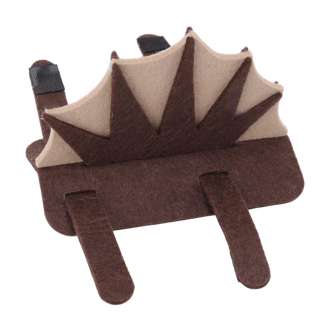 Костюм ящерицы для питомца, дружественный к коже, 3 регулируемых ремня, симпатичная войлочная одежда для рептилий для бородатой агамы