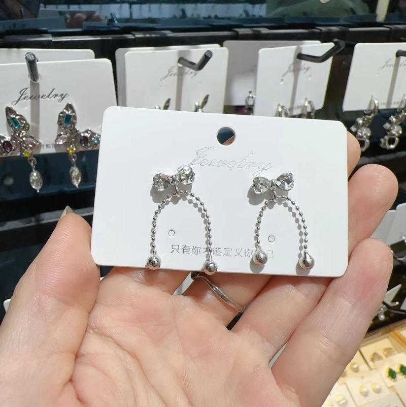 Серьги-кисточки с бантиком и искусственным жемчугом для женщин, темпераментные, универсальные, модные, элегантные украшения