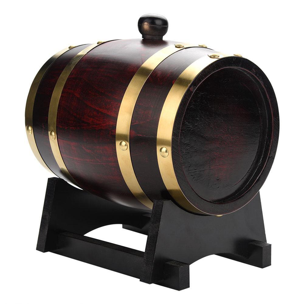 1.5L/3L Дубовая сосновая винная бочка для хранения, специальное ведро для хранения бочек, пивные бочки для вина, виски и рона