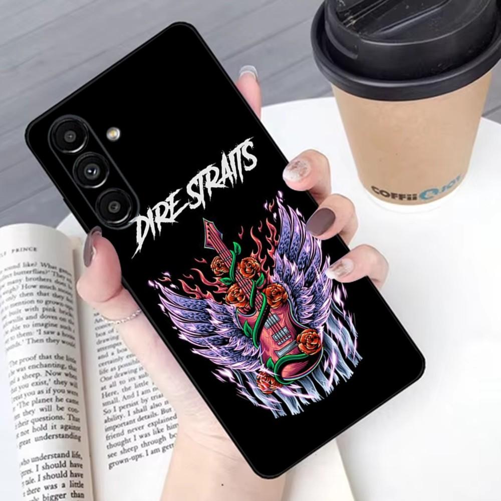 D-Dire S-Straits Mark Knopfler Phone Case For Samsung S 25,24,21,22,23,30,20,Ultra,Plus,Fe,Lite,Note,10,9,5G Black Soft