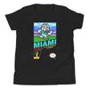 Футбольная футболка Miami Dolphins 8-битная ретро Nintendo для детей и мальчиков