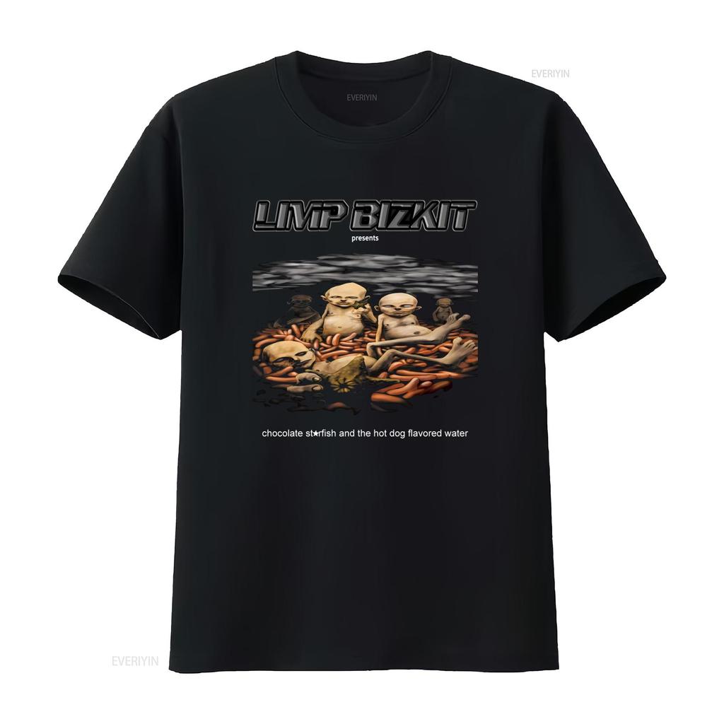 Limp Bizkit Chocolate Starfish And The Hot Dog Flavored Water T Shirt Vm7825 vintage Washed streetwear Stretched Stylish homme