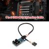 Connector 9 Pin Female Motherboard Header Cable USB Hub USB 9 Pin Header Extension Splitter Cable