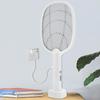 3 IN 1 Electric Mosquito Swatter Mosquito Killer 2500V USB Rechargeable Angle Not Adjustable Electric Bug Zapper Fly Bat Swatter