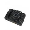 PU Leather Camera Case Fujifilm X-T5 With Handgrip Base Shockproof Sleeve In Stripe Unisex Shoulder Bag