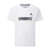 adidas Футболка Унисекс Белый Черный CLTS26CS2P-WB