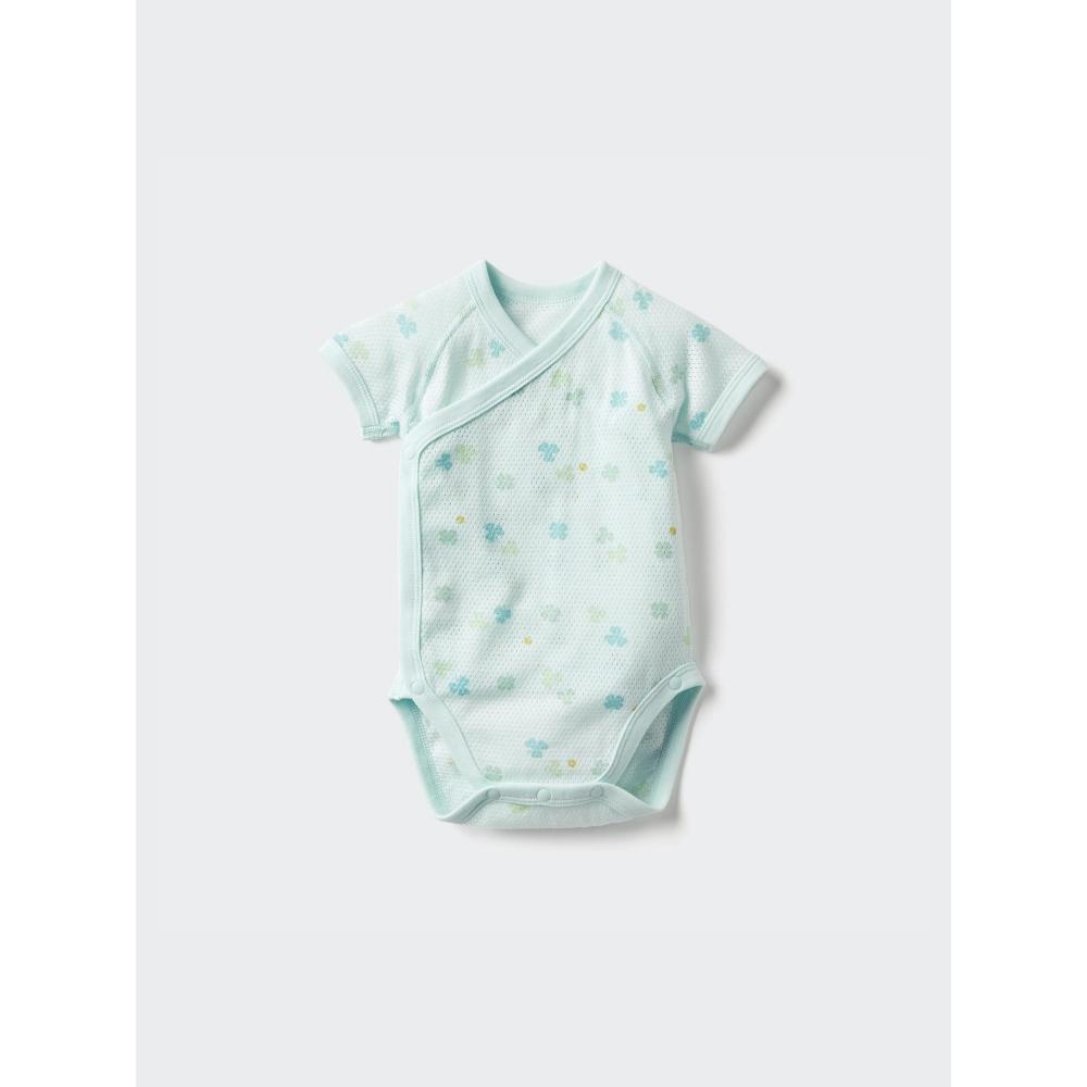 Uniqlo Bn Cotton Mesh Inner Bodysuit  Short Sleeve  Pattern
