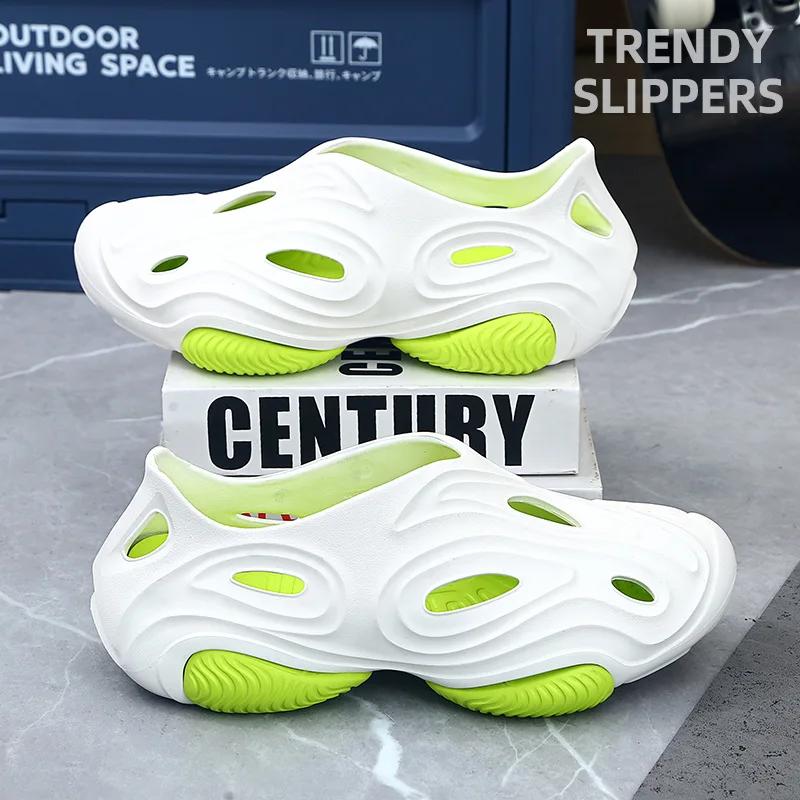 2025 Foam Runner Shoes Comfort Platform Lightweight Slipper Non-Slip Quick-Drying Cloud Slide Slip-On Soft Sport Beach Sandals