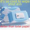 "80-Pack Wet Toilet Wipes for Household Use"