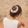Elastic Crocheted Flower Scrunchies Bohemian Style Ponytail Hair Band Cute Sweet Hair Tie  Daily