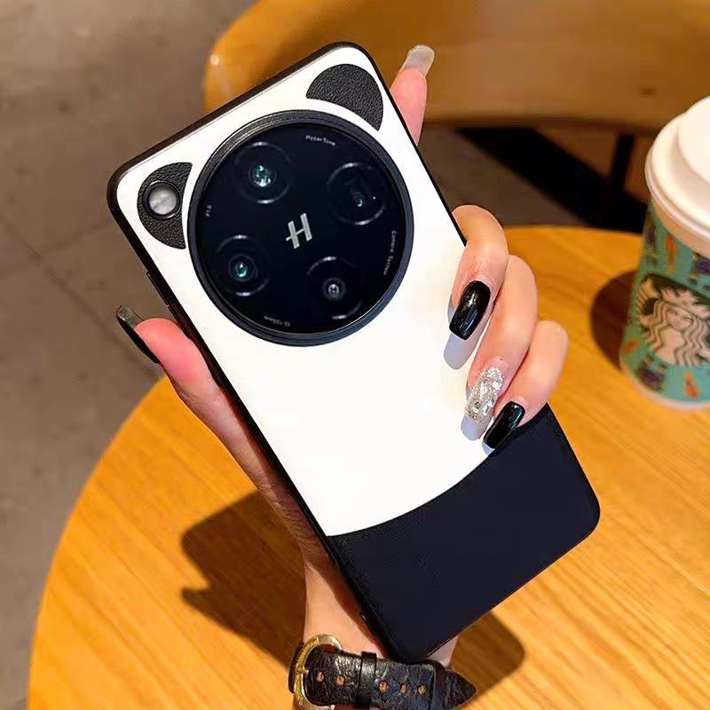 Применимо к чехлу для мобильного телефона OPPO Find X1 Pro, цветная схема «Черно-белая панда», новый противоударный мужской чехол для защиты fandx1