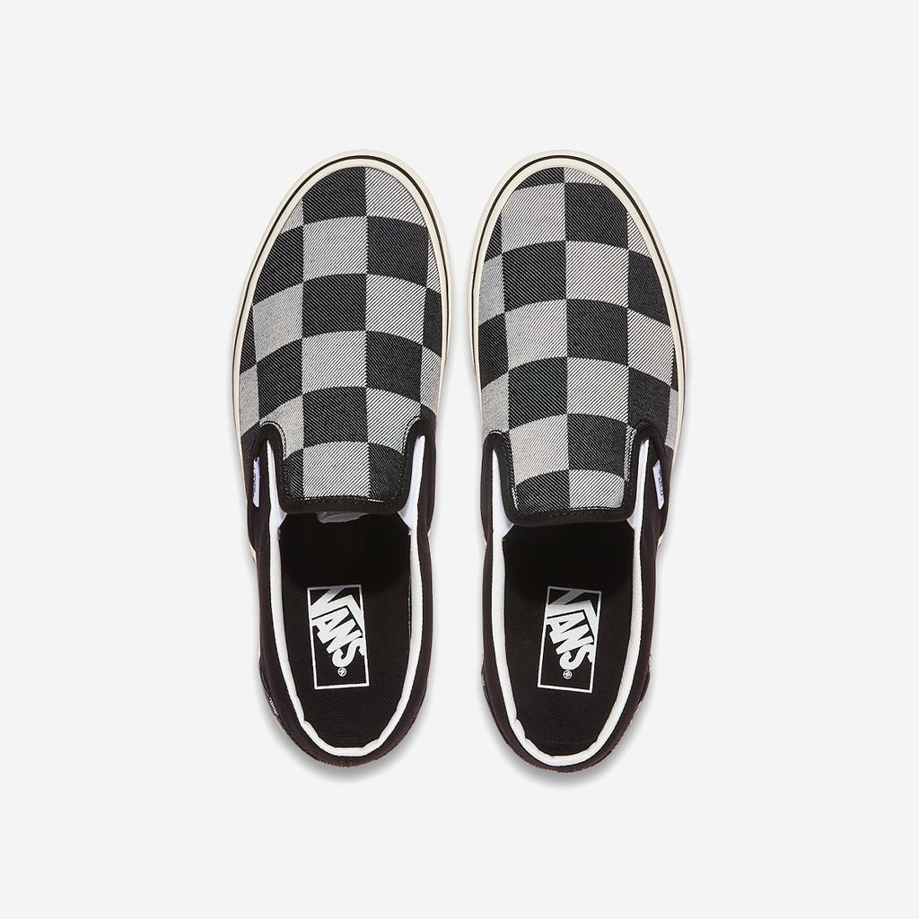 Vans Классические слипоны - Моно Клетка Черный [VN000D5PBMA] [Отправка из Кореи] 100% Оригинал