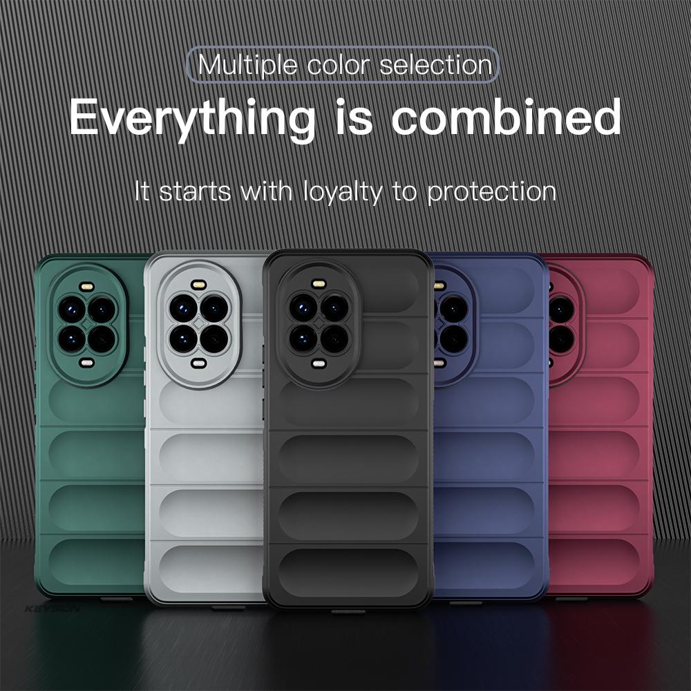 KEYSION Противоударный матовый чехол для Huawei nova 13 13 Pro Противоскользящая мягкая силиконовая задняя крышка для телефона Huawei nova 13 Pro