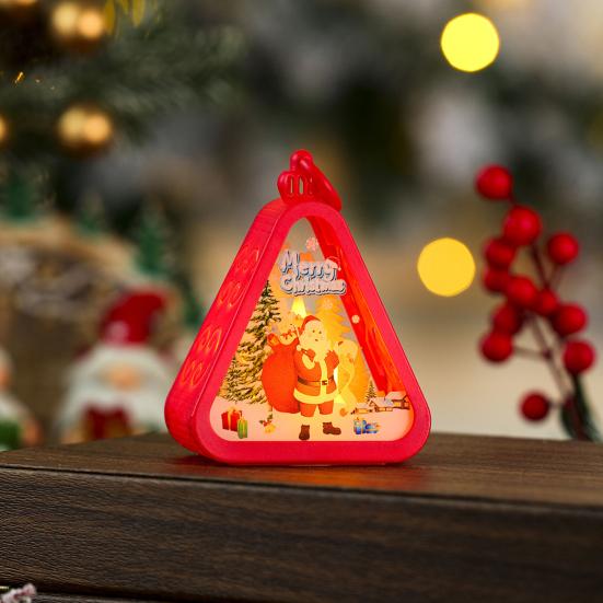 Рождественский ретро ночник винтажные атмосферные ветровые огни светящиеся оконные настольные украшения для спальни